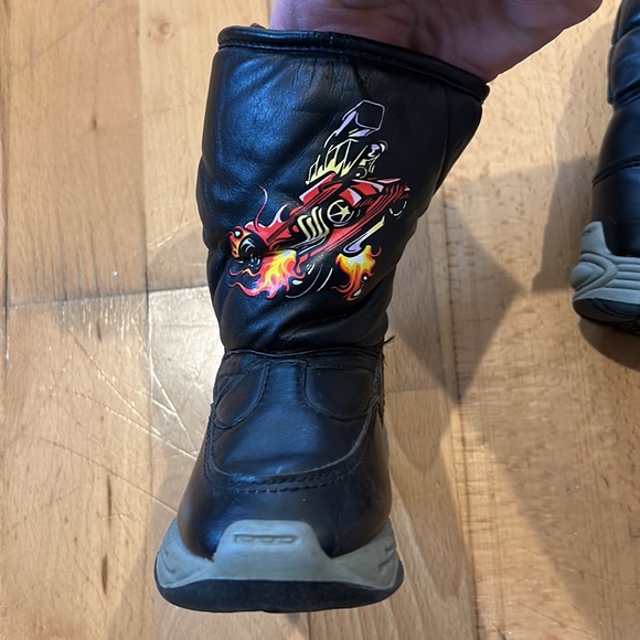 HOT WHEELS moon snow winter boots toddler Boys 6 - Picture 4 of 10